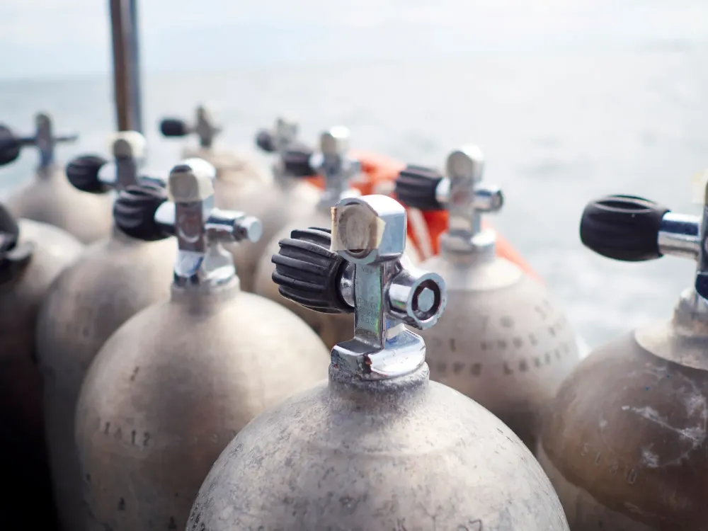 Bouteilles de gaz air liquide
